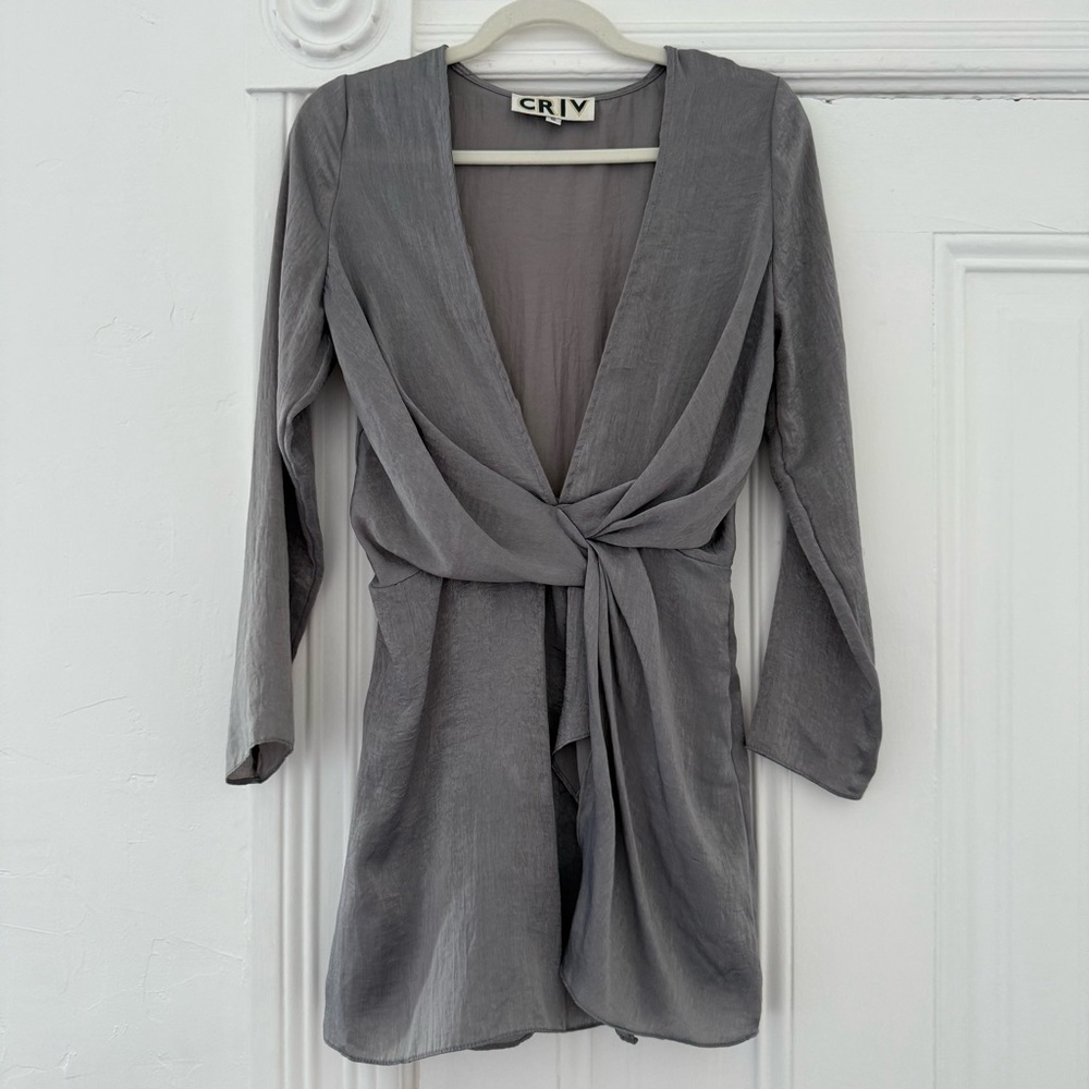 🦊 Gray Women's Mini Dress